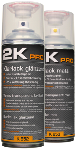 2K PRO vernis transparent duo